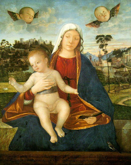 Vittore Carpaccio Madonna and Blessing Child France oil painting art
